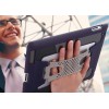 LAFEADA G100241A101 IPAD II CASE : Tactical Shell Blue White Protective Case with Easy-grip Strap for New iPad & iPad 2