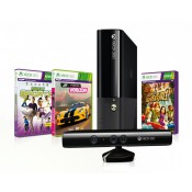 XBOX 360 KINECT 4GB N7V-00090 + ADVENTURE + SPORTS + FROZA HORIZON