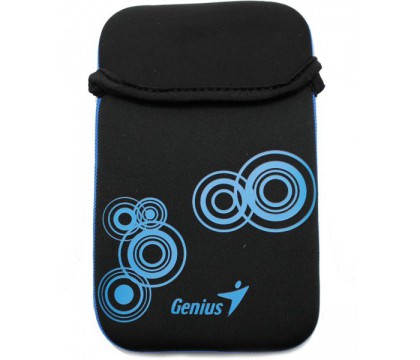 GENIUS SLEEVE BAG GS-701 BLACK BLUE 31280009101 Fits up to 7 inch Tablet PC and e-Book