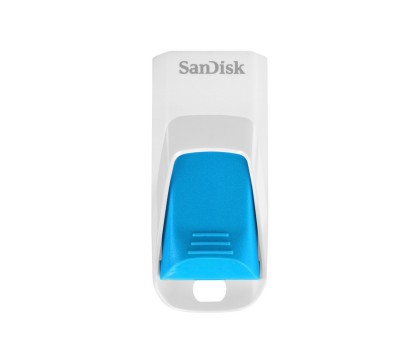 SanDisk SDCZ51W-016G-B35B 16GB Cruzer Edge USB 2.0 Flash Drive - White/Blue