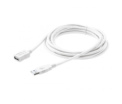 Gigaware® 10-Ft. (3 meter) USB 2.0 Extension Cable (White)