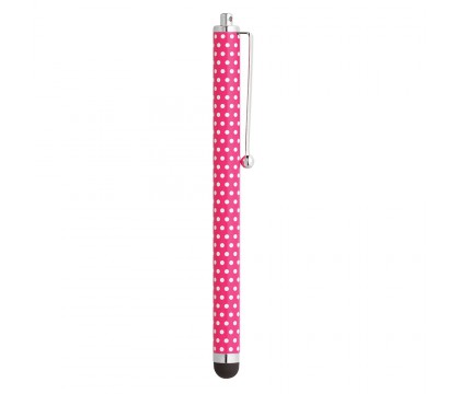 PointMobl 2603654 Universal Stylus (Pink and White Dots)
