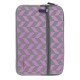 Bonnie Marcus Chevron Print 7 inch Universal Case (Silver/Gray)