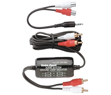 راديو شاك (2700054) مانع/عازل الضوضاء و الذبذبات الناتجة عن إرتجاع إشارة الصوت من مكبر الصوت إلى المسجل