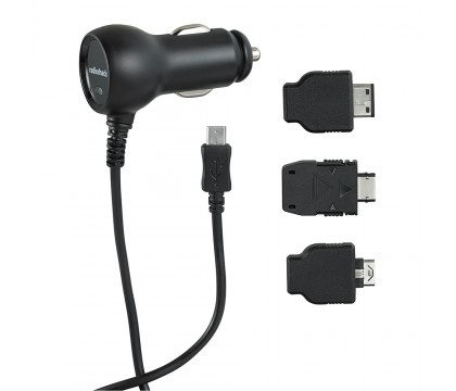 Radioshack 2730858 Power It Micro USB Car Charger with Tips