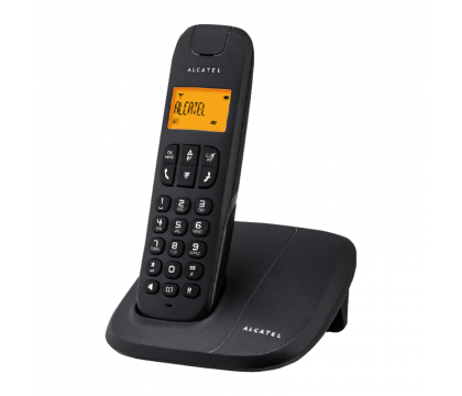 ALCATEL DELTA-180 CORDLESS PHONE - Black