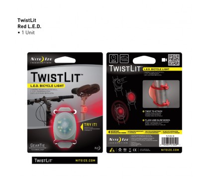 Nite Ize TLT-03-10 TwistLit LED Bike Light (RED)