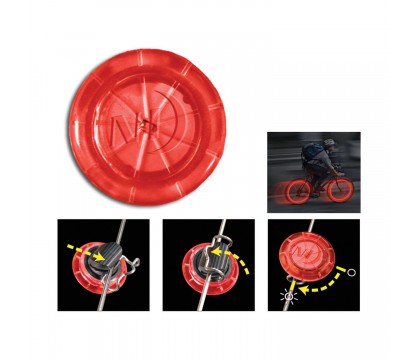 Nite Ize NSE2-03-10 (See'Em) LED Mini Spoke Lights (2-Pack, Red)