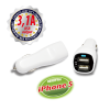 فانسون (CAS-8USB) شاحن سيارة ذو منفذ يو إس بى مزدوج 2.1 أمبير + 1 أمبير