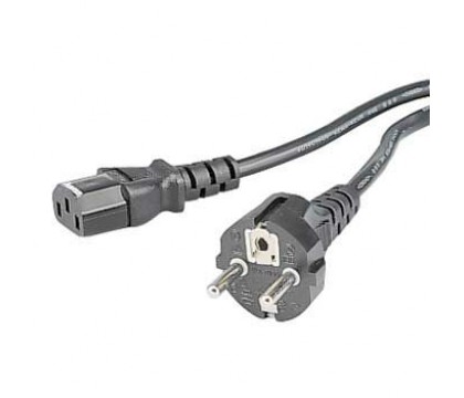 Hama 00029934 Power Cord, plug with earth contact - 3-pin socket, 1.50 m