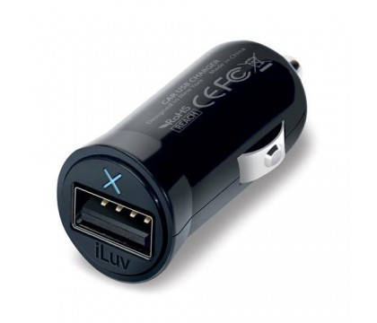iLuv IAD215BLK Universal Micro-Size USB Car Charger For iPhone, iPod, iPad, Kindle, smartphones & tablets
