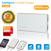 Vanson P-6000 POWER BANK 3.7V. 6000MAH DUAL USB OUTPUT WHITE