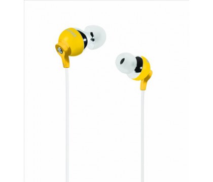 Polaroid PEBBLE PEP25YEL Stereo In-Ear Headphones (Yellow)