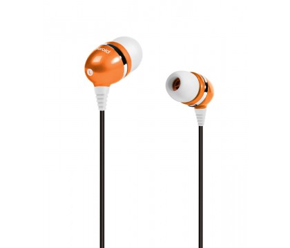 Polaroid PEP37ORG PUMP Stereo In-Ear Headphones (Orange)