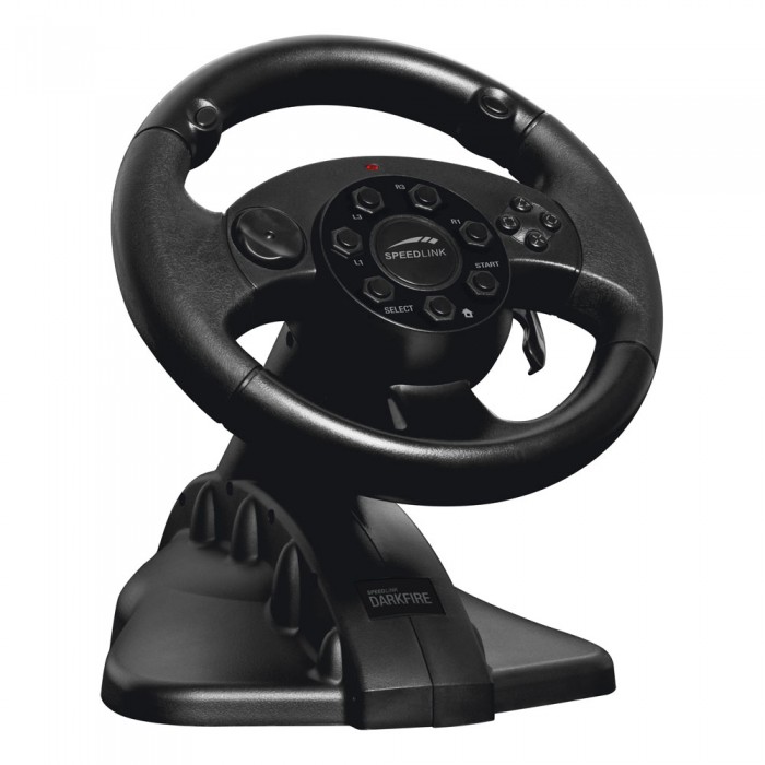 DRIFT O.Z. Racing Wheel - for PS3, black-orange | SL-4495-BKOR
