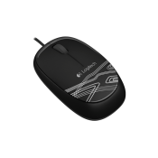 Logitech M-U0004 USB Wired mouse M105 , Black