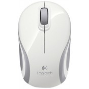 Logitech 910-002735 Wireless Mini Mouse M187 , White