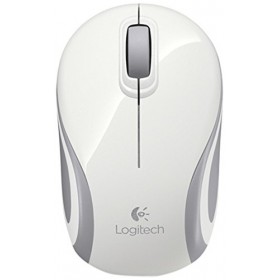 Logitech 910-002735 Wireless Mini Mouse M187 , White