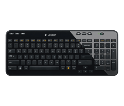 لوجيتك (Y-R0017) لوحة مفاتيح لاسلكية k360 ذات لون أسود