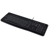 Logitech Y-U0009 Wired Keyboard K120 Arabic - Black
