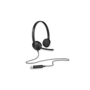 Logitech A-00044 Stereo USB Headset H340 , Black