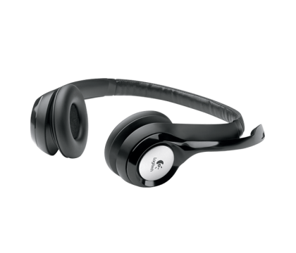 Logitech 981-000014 Stereo USB Headset H390 , Black