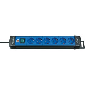 Brennenstuhl 1951360100 Premium-Line extension socket 6-way black/blue 3m H05VV-F 3G
