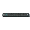 Brennenstuhl 1951180100 Premium-Line extension socket 8-way black 3m H05VV-F 3G1,5