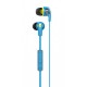 Skullcandy S2PGFY-327 Smokin Buds 2 with Mic1, Hot Blue/Hot Lime