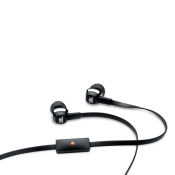 JBL J22A BLK  In-Ear Headphones with Inline Microphone , Black