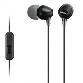 Sony MDR-EX15AP/BLK In-Ear Headphones with Inline Microphone , Black