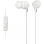 Sony MDR-EX15AP/WHT In-Ear Headphones with Inline Microphone , White