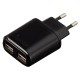 Hama 00119417 Auto-Detect USB Dual Charger, 5 V/2.4 A, black