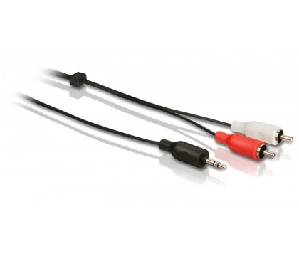 Philips SWA2527W/10 1.5 m STEREO Y CABLE (3,5 MM Male - 2 RCA Male)