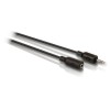 فيليبس (SWA2528W/10) كابل إمتداد للصوت طرف 3.5 ملليمتر (ذكر) إلى طرف 3.5 ملليمتر (أنثى) بطول 1.5 متر - أسود