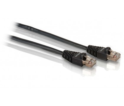 Philips SWN2112/10 Network Cable, Cat5e , 2m, Black