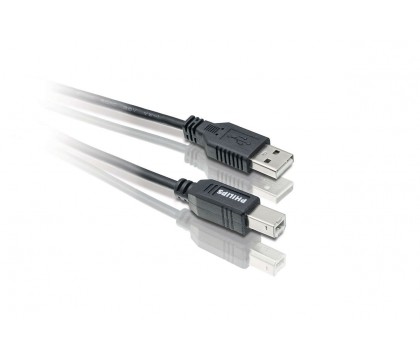 Philips SWU2112/10 1,8 m USB 2.0 A/B cable (black)