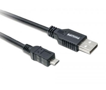 Philips SWU2162/10  1.8m USB 3.0 A to Micro B Cable (black)