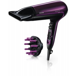 Philips HP8233/03 ThermoProtect Ionic Hairdryer 2200 W ThermoProtect setting with massaging volume diffuser Ionic Care