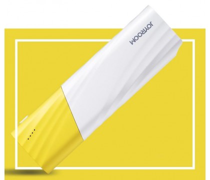 JoyRoom® JR-D107 Portable 8000 mAh Power Bank With LED Lighting Lamp, Yellow