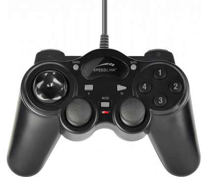 Speedlink SL-6515-BK THUNDERSTRIKE Gamepad - USB, black