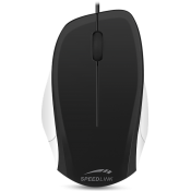 Sreedlink SL-610000-BKWE  LEDGY Mouse - wired, 1.3 meter, black-white