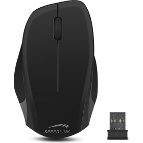 Speedlink SL-630000-BKBK LEDGY Mouse - 2.4GHz, wireless, black-black
