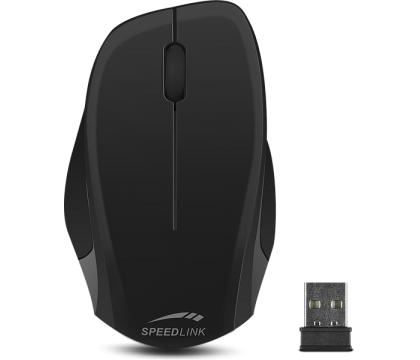 Speedlink SL-630000-BKBK LEDGY Mouse - 2.4GHz, wireless, black-black