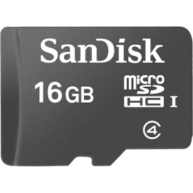 SANDISK SDSDQM-016G-B35 CLASS 4 microSDHC™ Memory Card 16GB