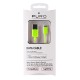 Puro CAPLT1 USB Cable Lightning for iPhone / iPod / iPad 1 m 2,1 A Green, P-CAPLT