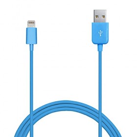 Puro CAPLT2 USB Cable Lightning for iPhone / iPod / iPad 1 m 2,1 A Blue, P-CAPLT