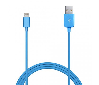 Puro CAPLT2 USB Cable Lightning for iPhone / iPod / iPad 1 m 2,1 A Blue, P-CAPLT