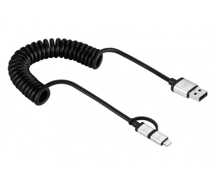 JUST MOBILE DC-189 2-IN-1 LIGHTNING CONNECTORS - 1.8M