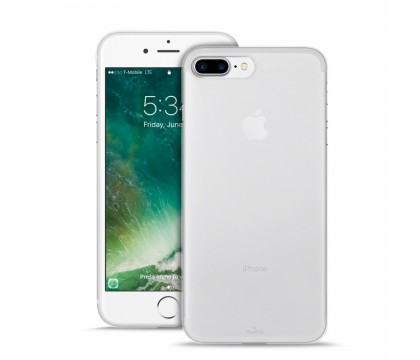 Puro P-IPC75503 Ultra Slim Cover Apple iPhone 7 Plus and Screen Protector, IPC75503TR, TRASPARENT